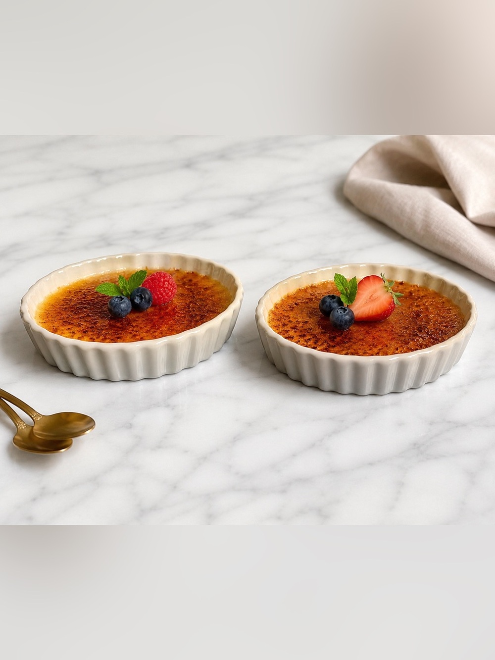Set of (2) NWOT Creme Brûlée Dishes